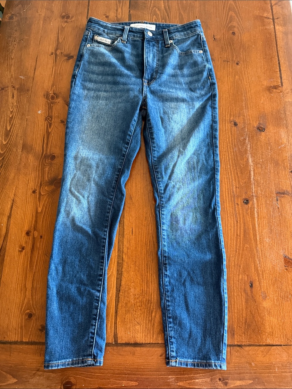 Calvin Klein Women's Skinny Jeans - Blue Denim